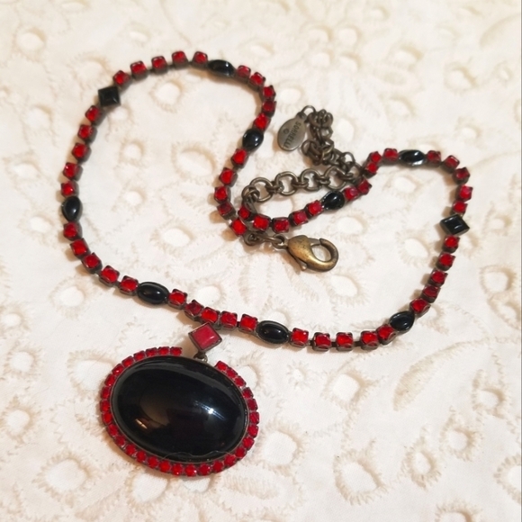 Vtg Sorrelli Swarovski Crystal Necklace - Picture 5 of 7